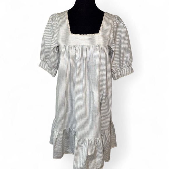 Christy Dawn The Berkley Dress in Blue Harvest Stripe Size XS NWT - Picture 6 of 11